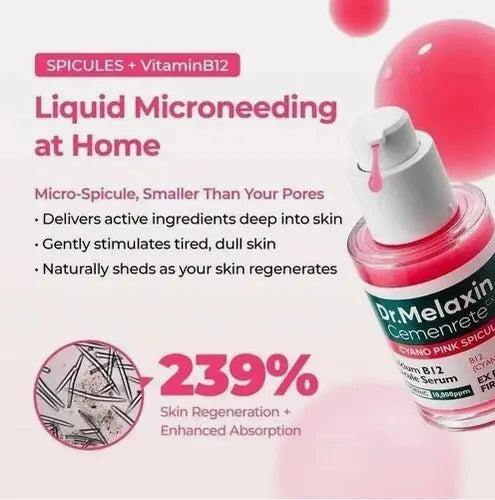 Dr.Melaxin Cemenrete Cyano Pink Spicule Serum with Calcium skin care Two set M msiltmsl-66 — 3