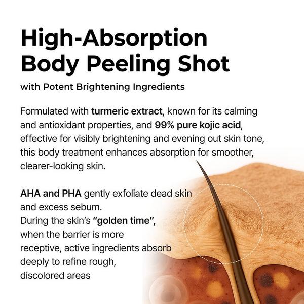 Dr.Melaxin - Body & Face Peel Shot Duo Set — 6