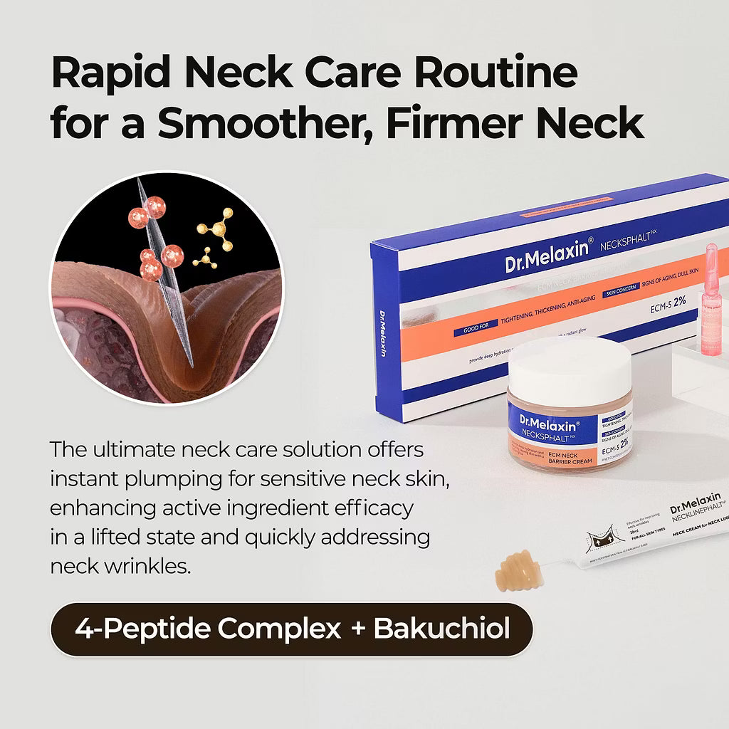 Melaxin Lucky Box 8+1 Glow-Boosting Face & Neck Set — product information 8